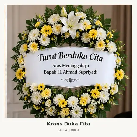 Krans Bunga Duka Kuta